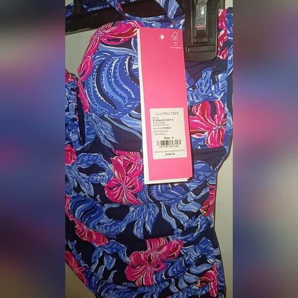 Lilly Pulitzer Farlee One-Piece Swimsuit sz 6 - Picture 4 of 6
